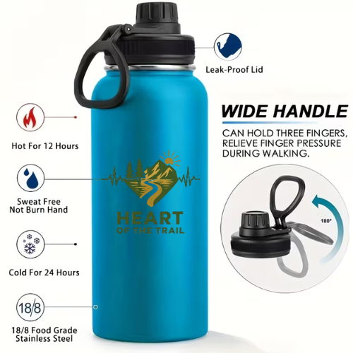 950ml/32oz Stainless Steel Insulated Water Bottle